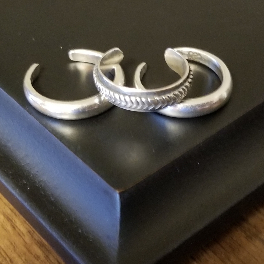 Silpada Sterling Silver Stacking Toe Rings - Picture 9 of 12